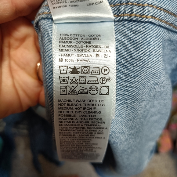 Levi's Flynn Western Dress Large - Picture 14 of 14